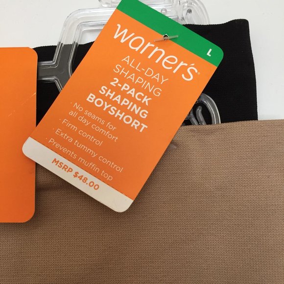 Warner's All-Day Shaping 2-Pack Boyshort (Large) - Picture 15 of 16